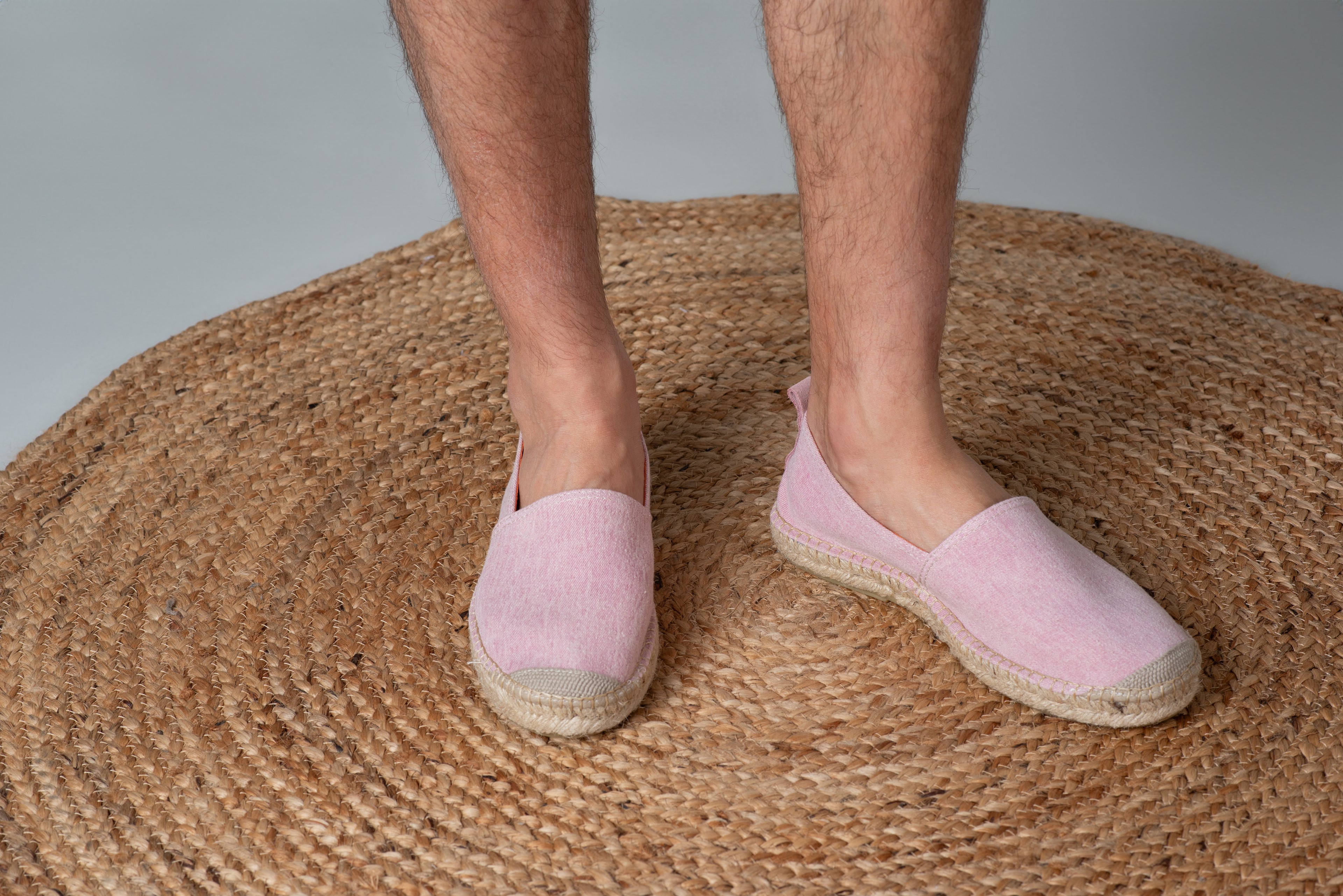 Eivissa slip-in men espadrilles - Pink colour