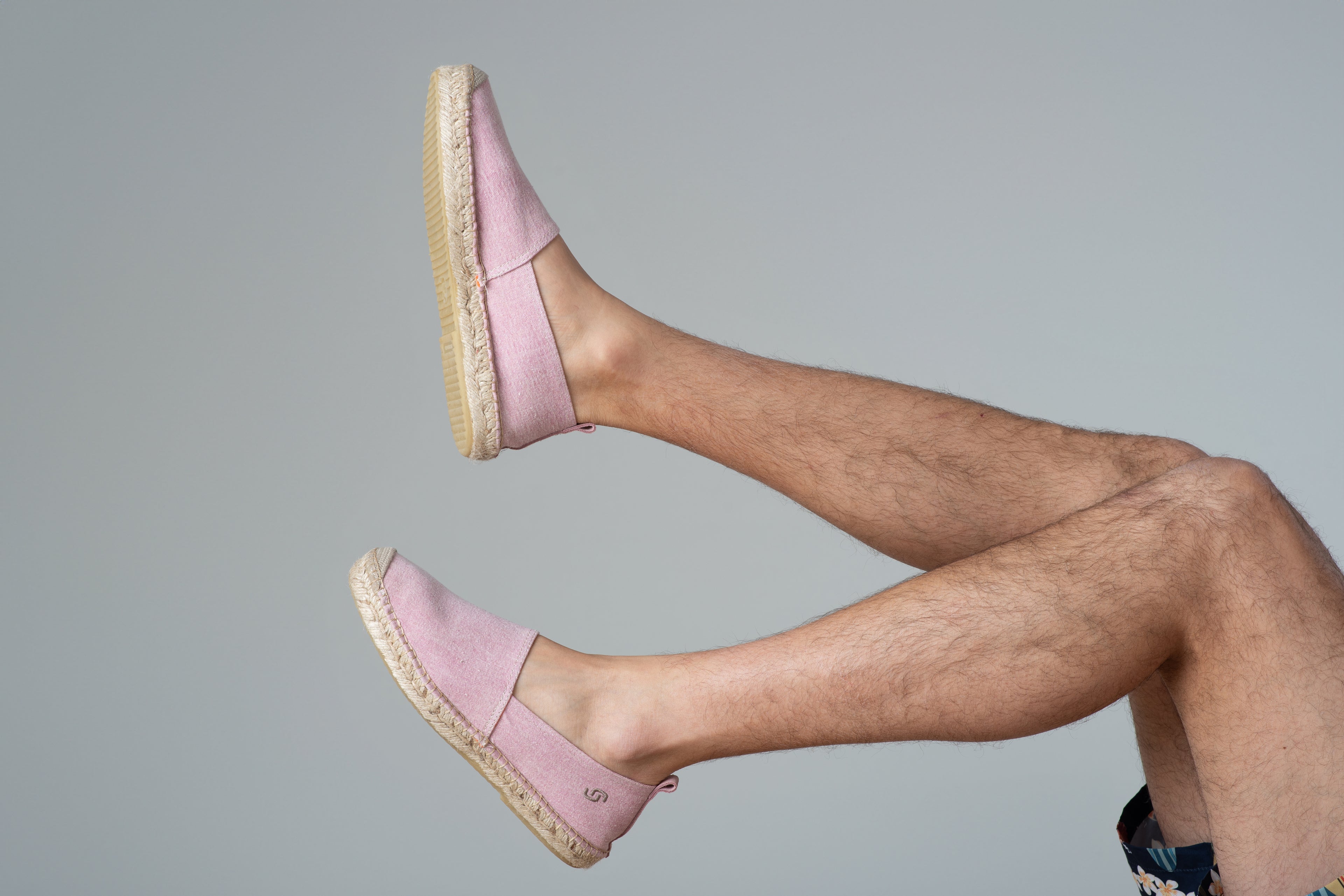Eivissa slip-in men espadrilles - Pink colour