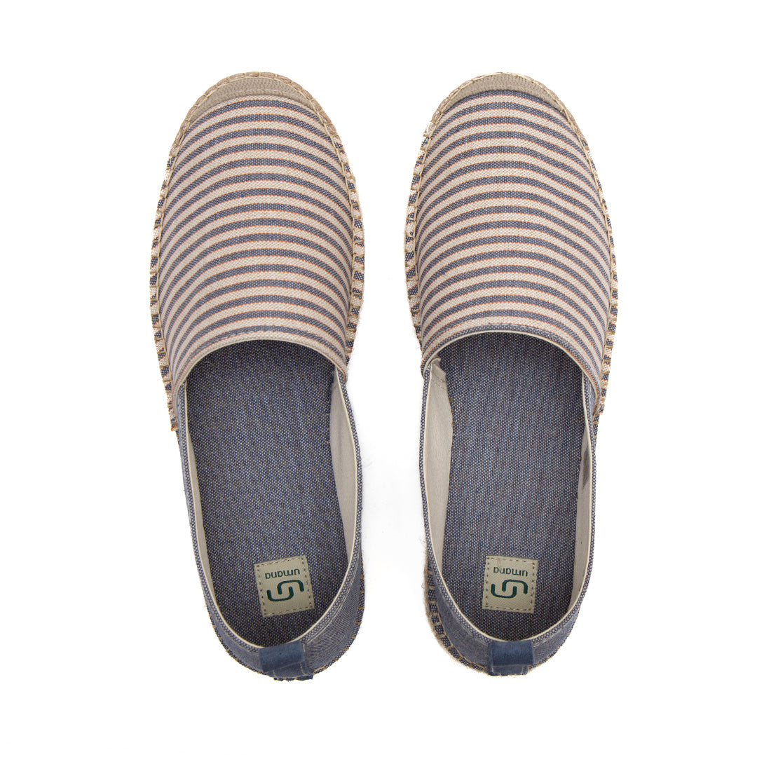 Eivissa slip-in men espadrilles - Marino stripe
